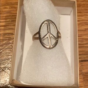 Peace sign ring